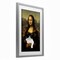 Stupell Industries Mona Lisa Cat Lady Framed Print Under Glass, design by Masters Redux